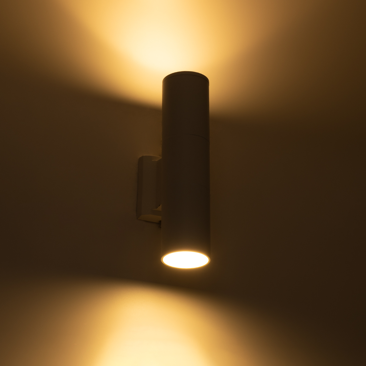 GLOBOSTAR® WALLY 77871 Μοντέρνο Φωτιστικό Τοίχου - Απλίκα με Ντουί 2 x GU10 AC 220-240V Αδιάβροχο IP65 - Λευκό Ματ - Μ6.4 x Π11 x Υ25cm - Image 8