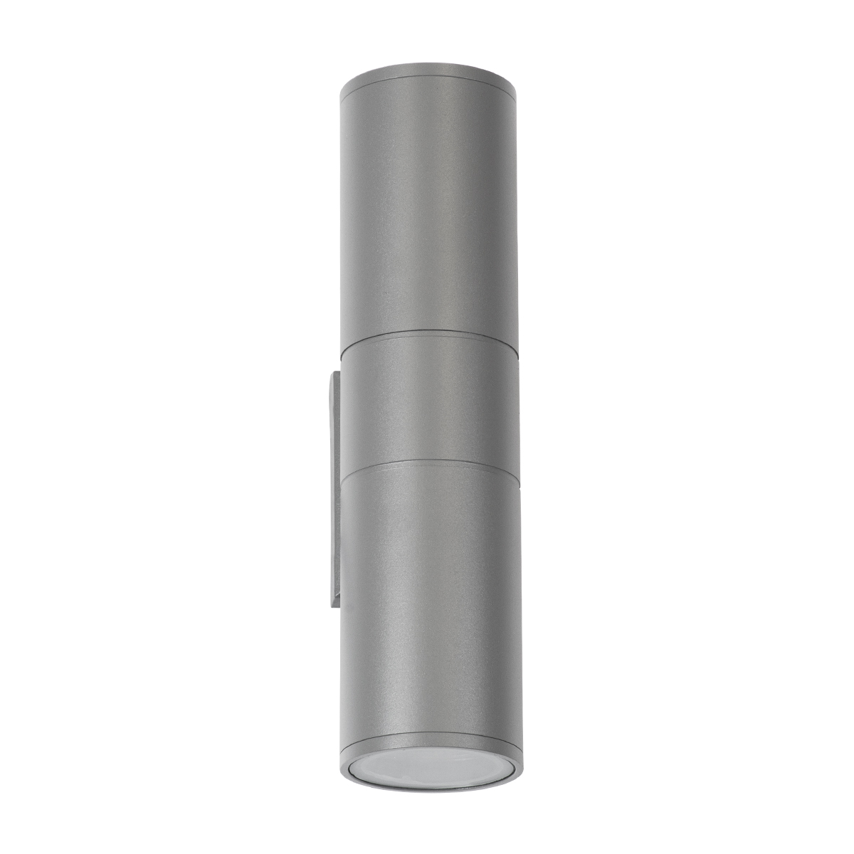 GLOBOSTAR® WALLY 77875 Μοντέρνο Φωτιστικό Τοίχου - Απλίκα με Ντουί 2 x GU10 AC 220-240V Αδιάβροχο IP65 - Γκρι Ματ - Μ6.4 x Π11 x Υ25cm - Image 4