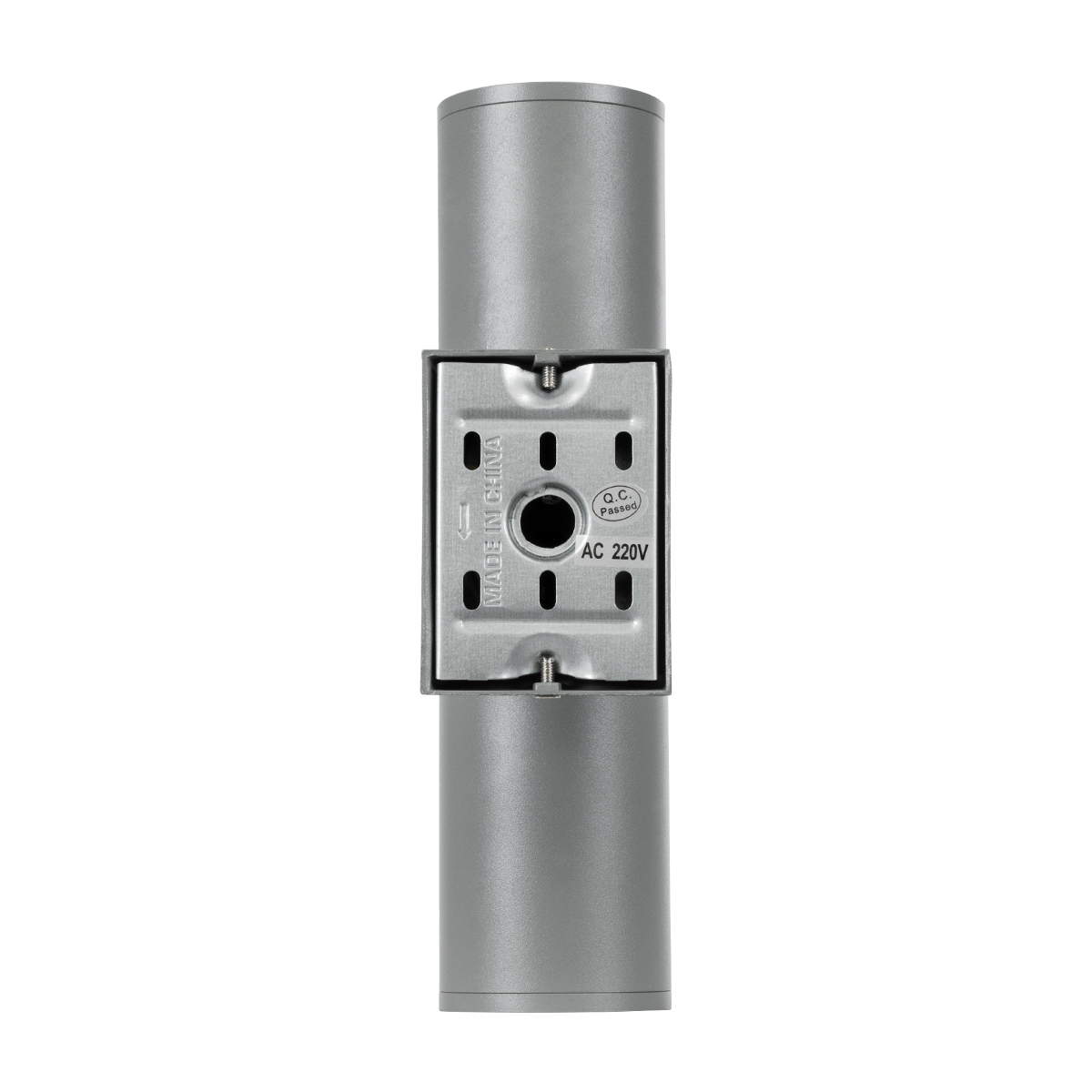 GLOBOSTAR® WALLY 77875 Μοντέρνο Φωτιστικό Τοίχου - Απλίκα με Ντουί 2 x GU10 AC 220-240V Αδιάβροχο IP65 - Γκρι Ματ - Μ6.4 x Π11 x Υ25cm - Image 5