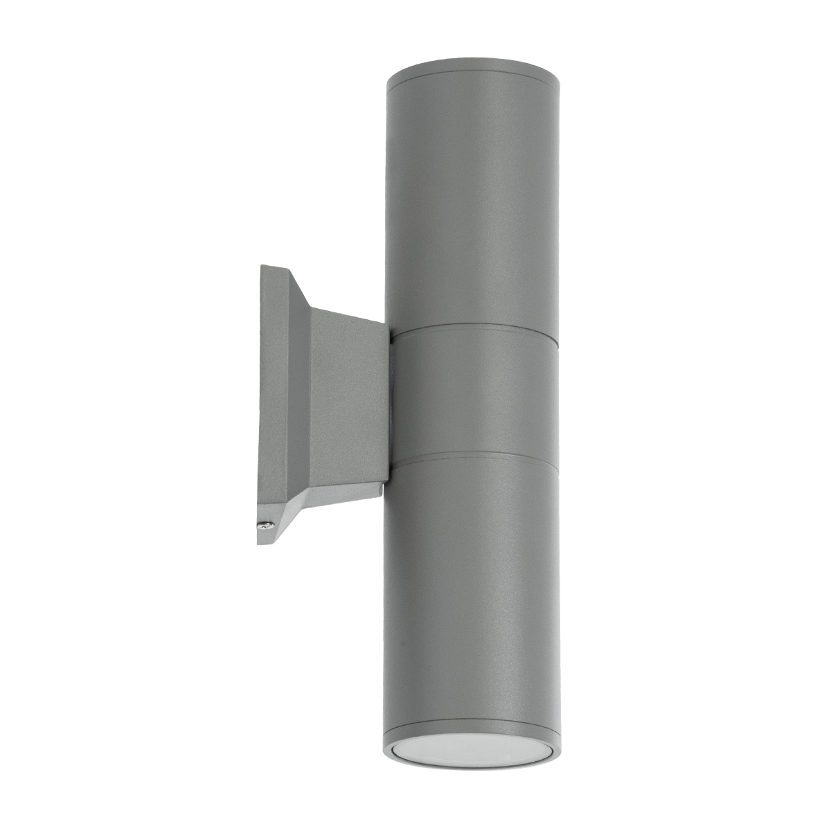 GLOBOSTAR® WALLY 77875 Μοντέρνο Φωτιστικό Τοίχου - Απλίκα με Ντουί 2 x GU10 AC 220-240V Αδιάβροχο IP65 - Γκρι Ματ - Μ6.4 x Π11 x Υ25cm - Image 6