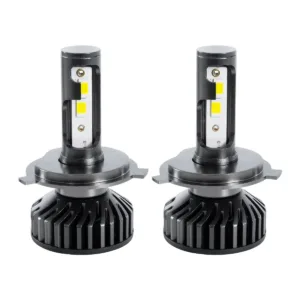 GLOBOSTAR® LEDKITF2 82022 Λάμπα H4 CANbus LED 30W/60W 3500lm/7000lm 360° DC 12-24V Αδιάβροχο IP65 Ψυχρό Λευκό 6000K - CREE COB Chip - Μ4 x Π4 x Υ7cm - Πακέτο 2 Τεμαχίων - 2 Χρόνια Εγγύηση