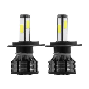 GloboStar® 82042 H4 K9 Line KIT Βασικού Φωτισμού Αυτοκινήτου & Φορτηγού 3rd Generation Can-Bus Series LED CREE CXB COB 75W/150W 10500lm/21000lm DC 9-32V Αδιάβροχο IP66 Ψυχρό Λευκό 6000K