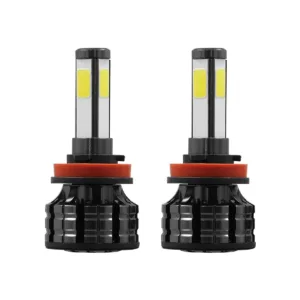GloboStar® 82045 H9 K9 Line KIT Βασικού Φωτισμού Αυτοκινήτου & Φορτηγού 3rd Generation Can-Bus Series LED CREE CXB COB 100W 14000lm DC 9-32V Αδιάβροχο IP66 Ψυχρό Λευκό 6000K