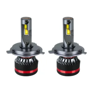 GloboStar® 82082 H4 HL Line KIT Βασικού Φωτισμού Αυτοκινήτου & Φορτηγού 3rd Generation Can-Bus Extreme Series LED CREE CXB COB 100W 24000lm DC 9-32V Αδιάβροχο IP67 Ψυχρό Λευκό 6000K