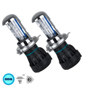 GloboStar® 84013 H4 ΣΕΤ 2 x Λάμπες Βασικού Φωτισμού Φορτηγού Xenon HID 55W 6400lm DC 24V IP20 Ψυχρό Λευκό 8000K