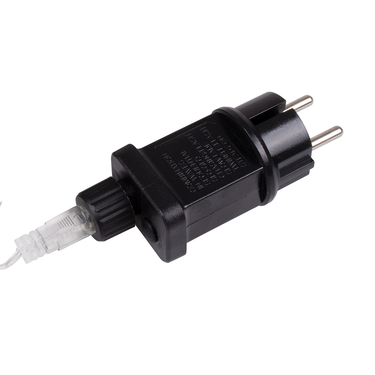 85837 Διακοσμητική Γιρλάντα 23 Μέτρα με Controller 8 Προγραμμάτων Εναλλαγών Φωτισμού - Επεκτεινόμενη 200 LED 3.6W AC 230V με Διάφανο Καλώδιο & Πρίζα Schuko Αδιάβροχη IP44 Ψυχρό Λευκό 6000K Μ23m - Image 4