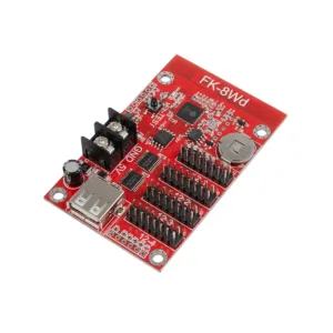 GLOBOSTAR® CARD-FK-8Wd 90095 Κάρτα Εικόνας για Μονόχρωμες Κυλιόμενες Ψηφιακές Επιγραφές/Οθόνες DC 5V IP20 - 3072x16/1536x32/1024x48/768x64 Pixels - Μ7.7 x Π4.8 x Υ1.6cm - 2 Χρόνια Εγγύηση