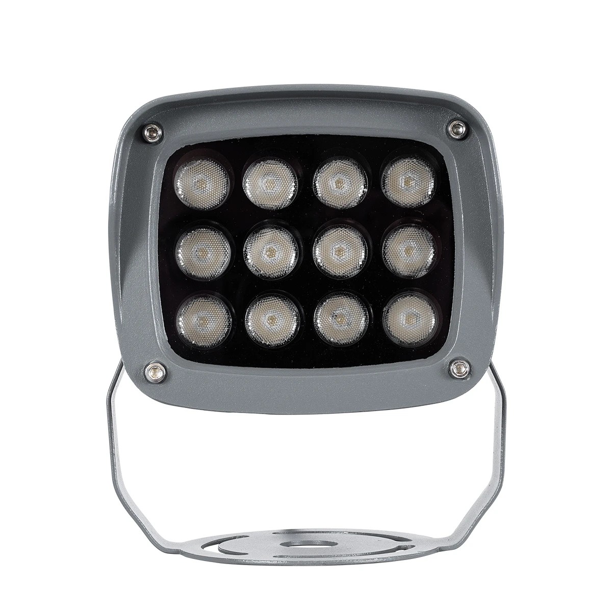 GLOBOSTAR® FLOODXENA 90124 Προβολέας Σποτ Wall Washer LED 12W 1020lm 10° AC 220-240V Αδιάβροχο IP65 Μπλε - Bridgelux SMD Chip - Γκρι Ανθρακί - Μ13.5 x Π11 x Υ15cm - 3 Χρόνια Εγγύηση - Image 4