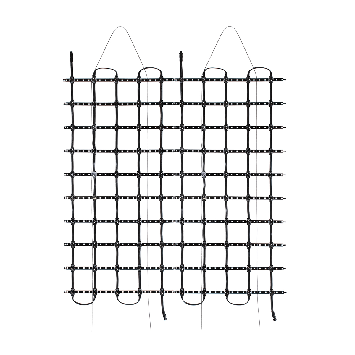 GloboStar® 90141 Digital Pixel Addressable Facade Soft Net Panel - Ψηφιακό Εύκαμπτο Δίχτυ Πάνελ Πρόσοψης Κτιρίων LED SMD 3535 75W/m2 100LED/m2 100PIXEL/m2 SPI/TTL Protocol IC UCS512B 4500lm/m2 120° DC 12V IP67 RGB - Μαύρο Σώμα - Μ100 x Π100 x Υ1.7cm - Image 3