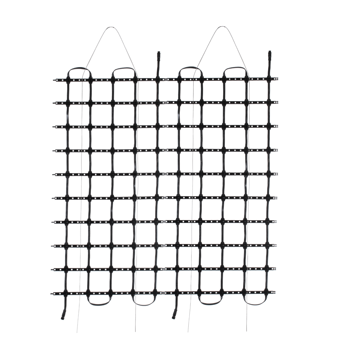 GloboStar® 90141 Digital Pixel Addressable Facade Soft Net Panel - Ψηφιακό Εύκαμπτο Δίχτυ Πάνελ Πρόσοψης Κτιρίων LED SMD 3535 75W/m2 100LED/m2 100PIXEL/m2 SPI/TTL Protocol IC UCS512B 4500lm/m2 120° DC 12V IP67 RGB - Μαύρο Σώμα - Μ100 x Π100 x Υ1.7cm - Image 4