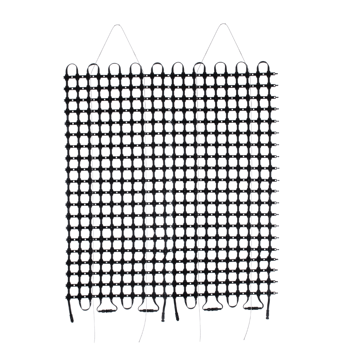 GloboStar® 90143 Digital Pixel Addressable Facade Soft Net Panel - Ψηφιακό Εύκαμπτο Δίχτυ Πάνελ Πρόσοψης Κτιρίων LED SMD 3535 300W/m2 400LED/m2 400PIXEL/m2 SPI/TTL Protocol IC UCS512B 18000lm/m2 120° DC 12V IP67 RGB - Μαύρο Σώμα - Μ100 x Π100 x Υ1.7cm - Image 4