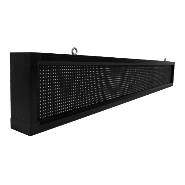 GLOBOSTAR® DISPLAY 90261 Κυλιόμενη Ψηφιακή Επιγραφή P10 Μονής Όψης LED AC 220-240V Αδιάβροχο IP54 Κόκκινο - WiFi Control μέσω FK APP - Αισθητήρας Θερμοκρασίας & Υγρασίας - Μ168 x Π9 x Υ24cm - 2 Χρόνια Εγγύηση - Image 2