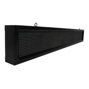 GLOBOSTAR® DISPLAY 90263 Κυλιόμενη Ψηφιακή Επιγραφή P10 Μονής Όψης LED AC 220-240V Αδιάβροχο IP54 Μπλε - WiFi Control μέσω FK APP - Αισθητήρας Θερμοκρασίας & Υγρασίας - Μ168 x Π9 x Υ24cm - 2 Χρόνια Εγγύηση
