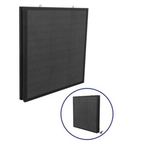 GLOBOSTAR® DISPLAY 90345 Κυλιόμενη Ψηφιακή Επιγραφή P10 Διπλής Όψης LED AC 220-240V Αδιάβροχο IP65 RGB - WiFi Control μέσω FK APP - Αισθητήρας Θερμοκρασίας & Υγρασίας - Μ104 x Π12 x Υ104cm - 2 Χρόνια Εγγύηση
