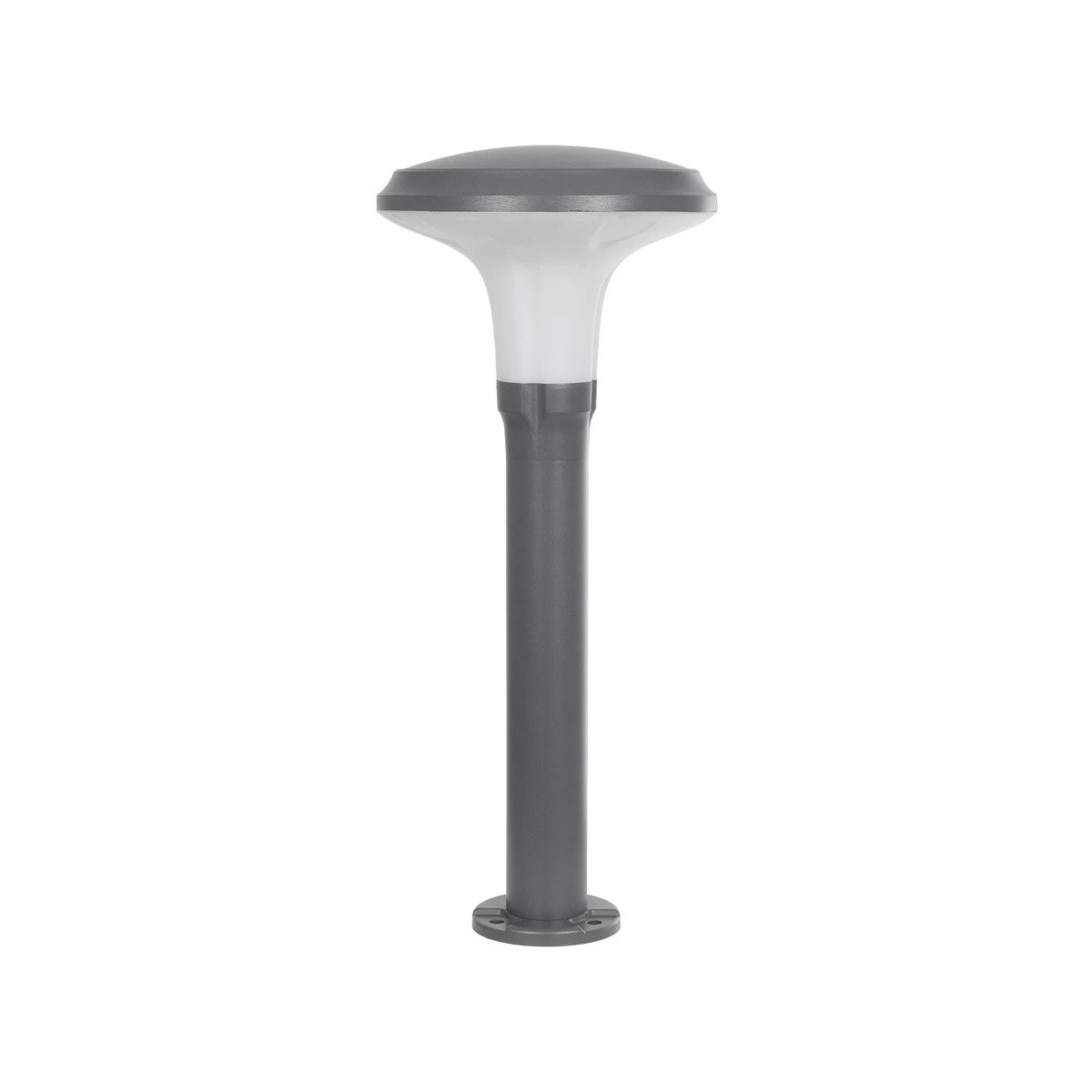 GLOBOSTAR® WHISPER 90548 Φωτιστικό Κολωνάκι Κήπου με Ντουί 1 x E27 AC 220-240V Αδιάβροχο IP65 - Γκρι Ανθρακί - Μ27 x Π27 x Υ79cm - Image 3