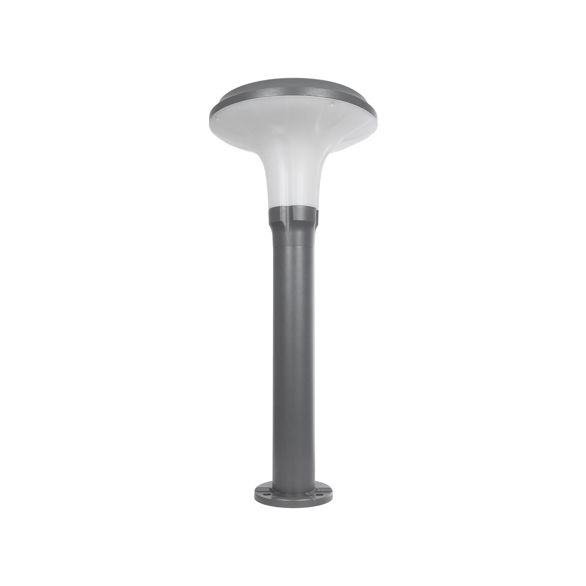 GLOBOSTAR® WHISPER 90548 Φωτιστικό Κολωνάκι Κήπου με Ντουί 1 x E27 AC 220-240V Αδιάβροχο IP65 - Γκρι Ανθρακί - Μ27 x Π27 x Υ79cm - Image 4