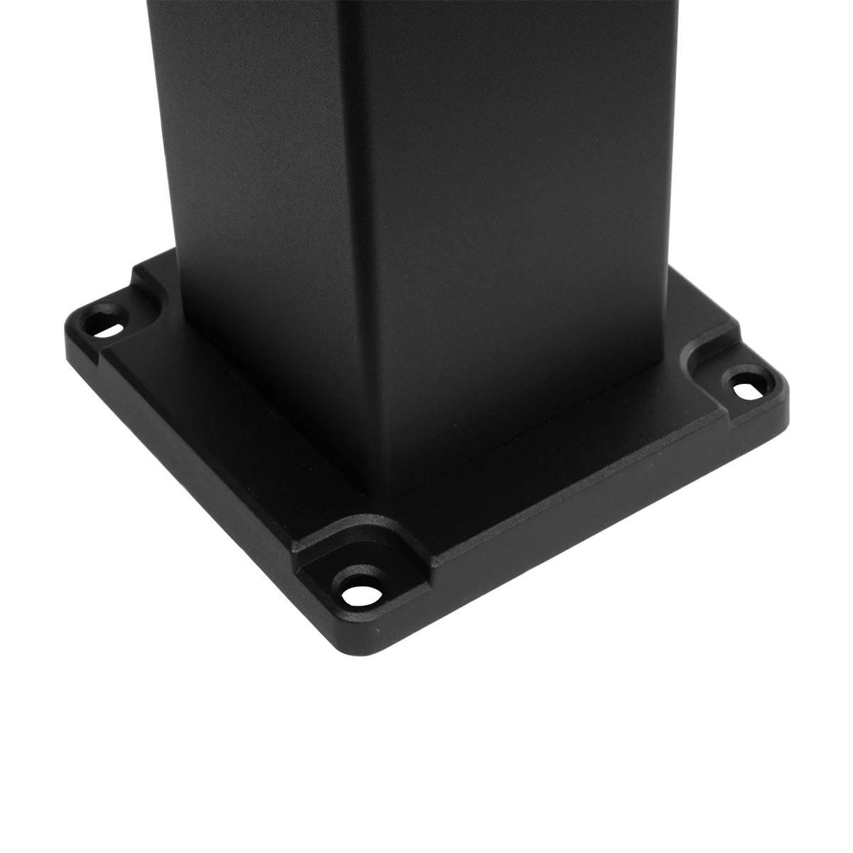 GLOBOSTAR® VEGGIE 90549 Φωτιστικό Κολωνάκι Κήπου με Ντουί 1 x E27 60° AC 220-240V Αδιάβροχο IP65 - Μαύρο - Μ20 x Π20 x Υ60cm - 2 Χρόνια Εγγύηση - Image 5