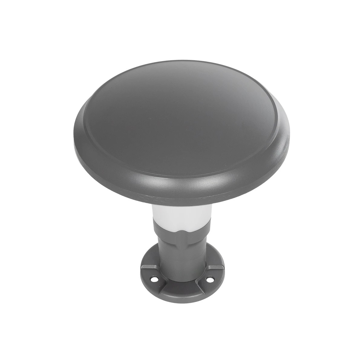 GLOBOSTAR® WHISPER 90553 Φωτιστικό Κολωνάκι Κήπου με Ντουί 1 x E27 AC 220-240V Αδιάβροχο IP65 - Γκρι Ανθρακί - Μ27 x Π27 x Υ29cm - Image 5