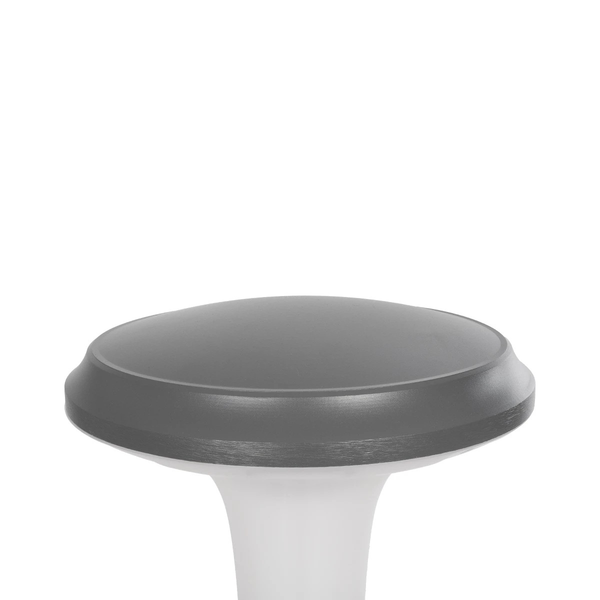 GLOBOSTAR® WHISPER 90553 Φωτιστικό Κολωνάκι Κήπου με Ντουί 1 x E27 AC 220-240V Αδιάβροχο IP65 - Γκρι Ανθρακί - Μ27 x Π27 x Υ29cm - Image 6