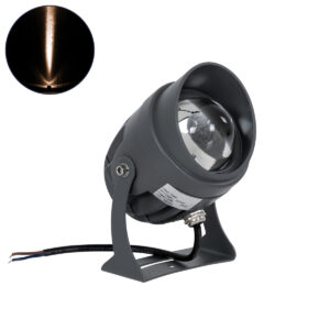 GLOBOSTAR® SPOTXENIA 90696 Αρχιτεκτονικό Σποτ Φωτισμου με Αντιθαμβωτική Γρίλια LED 16W 1680lm 3° DC 24V Αδιάβροχο IP65 Ultra Θερμό Λευκό 2200K Dimmable - Bridgelux COB Chip - Γκρι Ανθρακί Ματ - Μ9 x Π9 x Υ12cm - 3 Χρόνια Εγγύηση