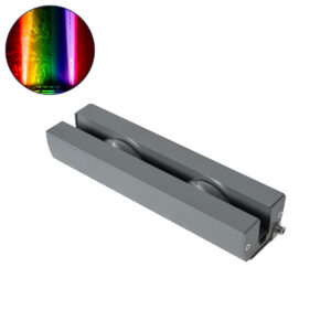 GLOBOSTAR® WINDOWARTE 90721 Φωτιστικό Ανάδειξης Παραθύρων LED 18W 1440lm 8°x180° DC 24V Αδιάβροχο IP67 Πολύχρωμο RGBW Dimmable DMX512 - CREE XPE Chip - Γκρι Ανθρακί - Μ25 x Π7 x Υ4.5cm - 3 Χρόνια Εγγύηση