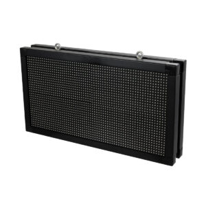 GLOBOSTAR® DISPLAY 90799 Κυλιόμενη Ψηφιακή Επιγραφή 64x32cm P10 Διπλής Όψης LED AC 220-240V Αδιάβροχο IP65 Πορτοκαλί - WiFi Control μέσω FK APP - Αισθητήρας Θερμοκρασίας & Υγρασίας - Μ70 x Π11 x Υ38.5cm - 2 Χρόνια Εγγύηση