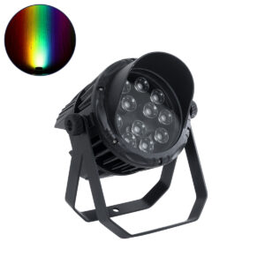 GLOBOSTAR® FLOODKARA 90820 Προβολέας Σποτ Wall Washer με Αντιθαμβωτική Γρίλια LED 54W 5940lm 5° DC 24V Αδιάβροχο IP67 Πολύχρωμο RGBW Dimmable DMX512 - CREE XPE Chip - Γκρι Ανθρακί - Μ28 x Π32 x H27cm - 3 Χρόνια Εγγύηση