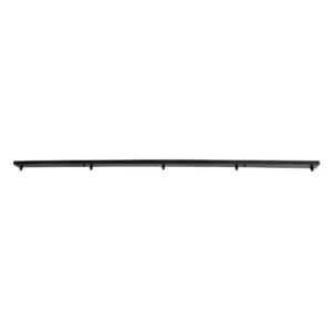 GLOBOSTAR® WALLBASE 77527 Γραμμική Μεταλλική Ροζέτα για Κρέμαση 5 Φωτιστικών - Μαύρο - Μ150 x Π5 x Υ4cm