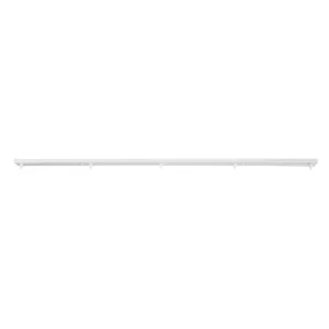 GLOBOSTAR® WALLBASE 77526 Γραμμική Μεταλλική Ροζέτα για Κρέμαση 5 Φωτιστικών - Λευκό - Μ120 x Π5 x Υ4cm
