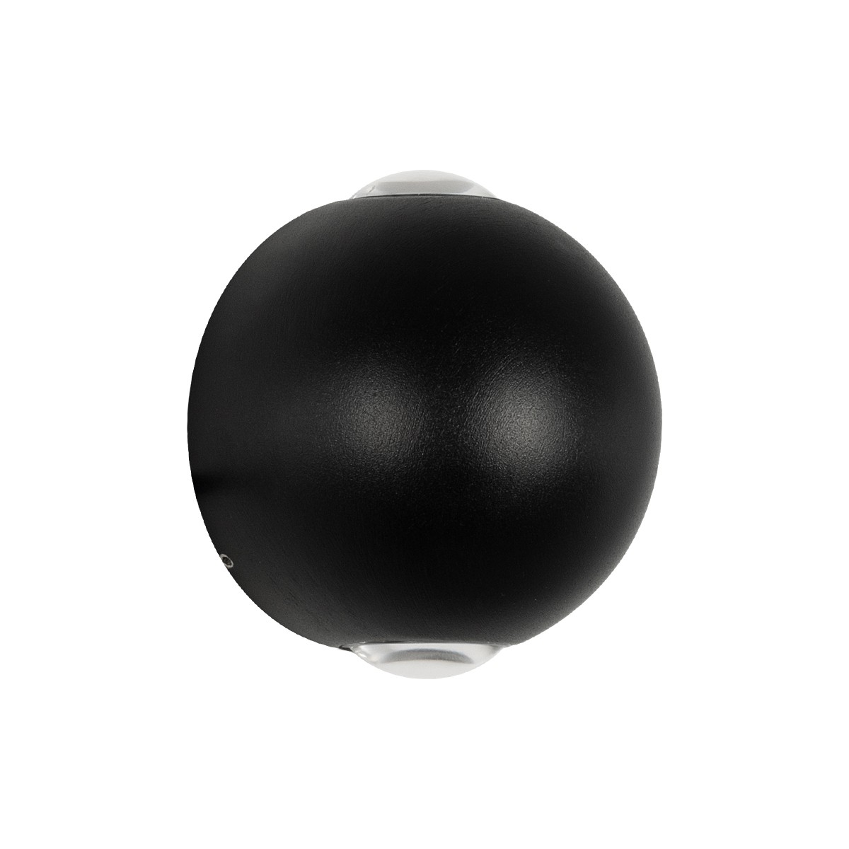 GLOBOSTAR® VEGA 60672 Μοντέρνο Φωτιστικό Τοίχου - Απλίκα LED 6W 750lm 30° AC 220-240V Αδιάβροχο IP65 Θερμό Λευκό 2700K - Bridgelux COB Chip & TÜV SÜD Driver - Μαύρο Ματ - Μ10 x Π7.5 x Υ10cm - 5 Χρόνια Εγγύηση - Image 2