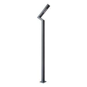 GLOBOSTAR® ZAPOPAN 90838 Φωτιστικό Urban Πλατείας/Πάρκου LED 30W 4080lm 120° AC 220-240V Αδιάβροχο IP65 Φυσικό Λευκό 5000K - Lumileds SMD Chip & Mean Well TÜV Driver - Γκρι Ανθρακί Ματ - Μ75 x Π14 x Υ360cm - 5 Χρόνια Εγγύηση