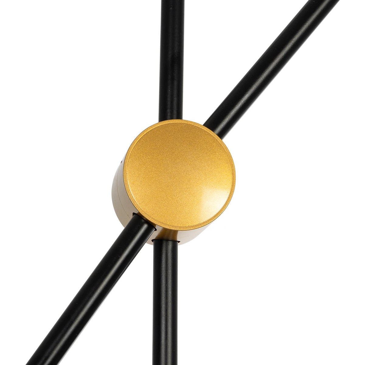 GLOBOSTAR® JOLIET 999-0043 Μοντέρνο Φωτιστικό Οροφής με Ντουί 2 x G9 AC 220-240V IP20 - Μαύρο & Χρυσό - Μ93 x Π20 x Υ106cm - Image 7