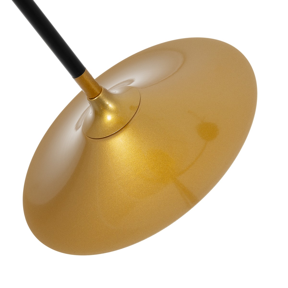 GLOBOSTAR® JOLIET 999-0044 Μοντέρνο Φωτιστικό Οροφής με Ντουί 4 x G9 AC 220-240V IP20 - Μαύρο & Χρυσό - Μ93 x Π20 x Υ106cm - Image 7