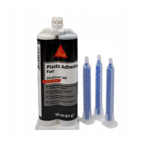 761284 SIKAFORCE-301 (AB) ΚΟΛΛΑ ΠΛΑΣΤΙΚΩΝ, ΜΑΥΡΟ,50ML (ΜΕ 3 ΜΥΤΕΣ), 3,5 ΜΙΝ