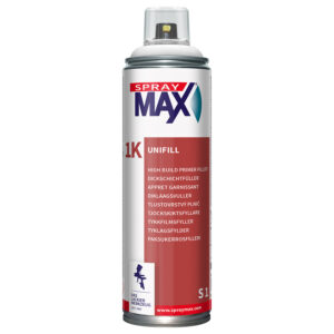 680423 SPRAY ΓΕΜΙΣΤΙΚΟ & ΑΣΤΑΡΙ 1Κ UNIFILL, S6 ΣΚΟΥΡΟ ΓΚΡΙ - 500ML