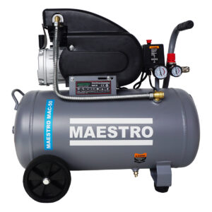 MAC-50 AΕΡΟΣΥΜΠΙΕΣΤΗΣ ΜΟΝΟΜΠΛΟΚ 1/Φ - 50 LT - 2HP - 1.5KW - 8BAR