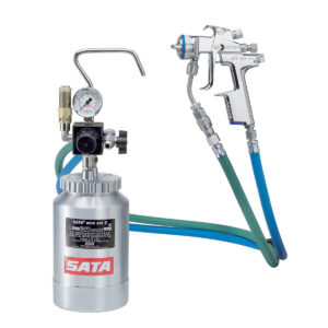 56408 Mini Set 2 - ΚΑΔΟΣ ΒΑΦΗΣ 2LT ΜΕ ΠΙΣΤΟΛΙ ΒΑΦΗΣ SATAjet 3000 K RP 1.1 (Λάστιχο 1.5mt)