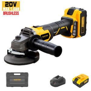 MCG-20BL BRUSHLESS ΓΩΝΙΑΚΟΣ ΤΡΟΧΟΣ (ΛΙΘΙΟΥ 20V - 1X5 Ah)
