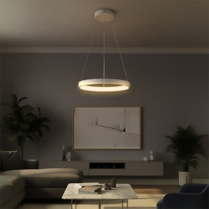 kelvo® NEMESIS KLV-101-0209 Κρεμαστό Φωτιστικό Οροφής LED 45W 4500lm 180° AC 220-240V IP20 Ρυθμιζόμενο Λευκό CCT με Χειριστήριο από 2700K έως 6000K Dimmable - Lumileds SMD Chip - Λευκό Ματ - Μ60 x Π60 x Υ4cm - 3 Χρόνια Εγγύηση