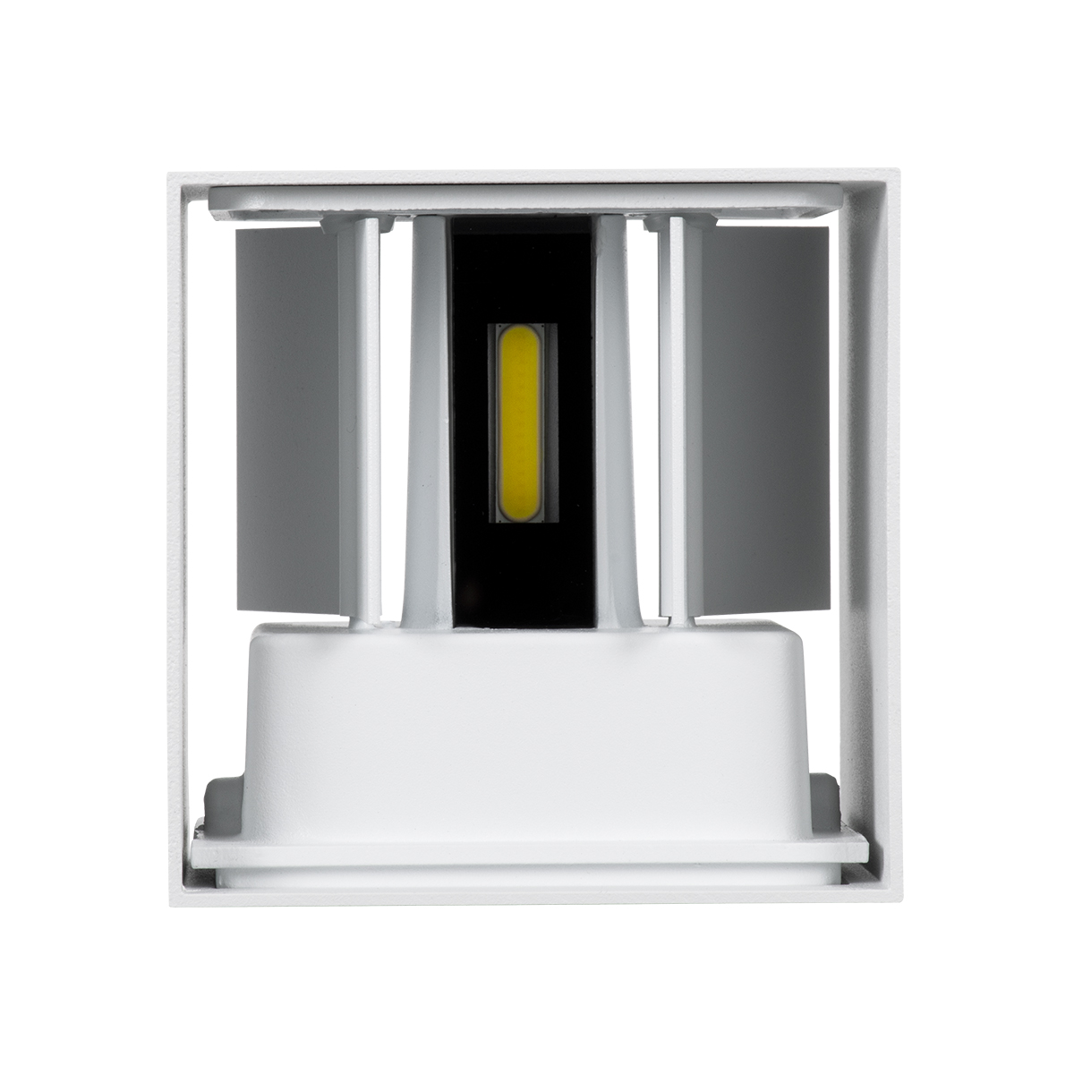 GLOBOSTAR® AXIS-S 60566 Μοντέρνο Φωτιστικό Τοίχου - Απλίκα LED 10W 1250lm 5°/60° AC 220-240V Αδιάβροχο IP65 Ψυχρό Λευκό 6000K - Bridgelux COB Chip & TÜV SÜD Driver - Λευκό Ματ - Μ10 x Π10 x Υ10cm - 5 Χρόνια Εγγύηση - Image 7