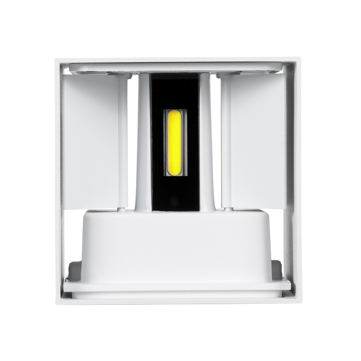 GLOBOSTAR® AXIS-S 60566 Μοντέρνο Φωτιστικό Τοίχου - Απλίκα LED 10W 1250lm 5°/60° AC 220-240V Αδιάβροχο IP65 Ψυχρό Λευκό 6000K - Bridgelux COB Chip & TÜV SÜD Driver - Λευκό Ματ - Μ10 x Π10 x Υ10cm - 5 Χρόνια Εγγύηση - Image 8