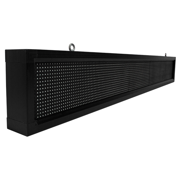 GLOBOSTAR® DISPLAY 90260 Κυλιόμενη Ψηφιακή Επιγραφή P10 Μονής Όψης LED AC 220-240V Αδιάβροχο IP54 Ψυχρό Λευκό 6000K - WiFi Control μέσω FK APP - Αισθητήρας Θερμοκρασίας & Υγρασίας - Μ168 x Π9 x Υ24cm - 2 Χρόνια Εγγύηση - Image 2