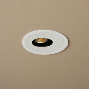 kelvo® ASYMMETRICAL KLV-101-0131 Χωνευτό Φωτιστικό Downlight Σποτ LED 7W 840lm 15°x30° AC 220-240V IP20 Θερμό Λευκό 2700K - Bridgelux COB Chip & TÜV SÜD Driver - Λευκό Ματ - Μ8.3 x Π8.3 x Υ8.2cm / Q7.3cm - 5 Χρόνια Εγγύηση