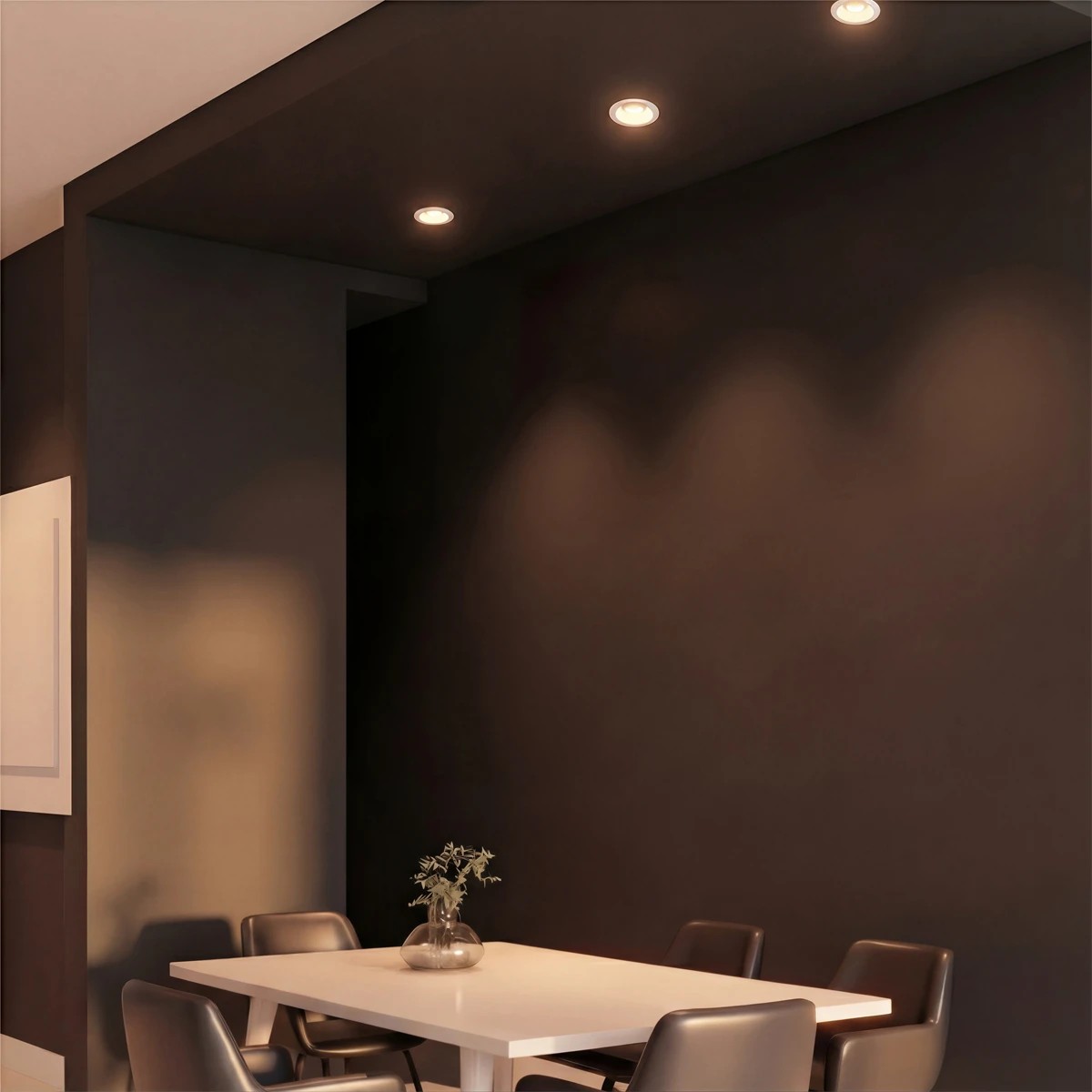 kelvo® DOT KLV-101-0301 Χωνευτό Φωτιστικό Downlight Σποτ LED 5W 625lm 38° AC 220-240V IP20 Θερμό Λευκό 2700K - Bridgelux COB Chip & TÜV SÜD Driver - Λευκό Ματ - Μ4 x Π4 x Υ5.9cm / Q3.5cm - 5 Χρόνια Εγγύηση - Image 2