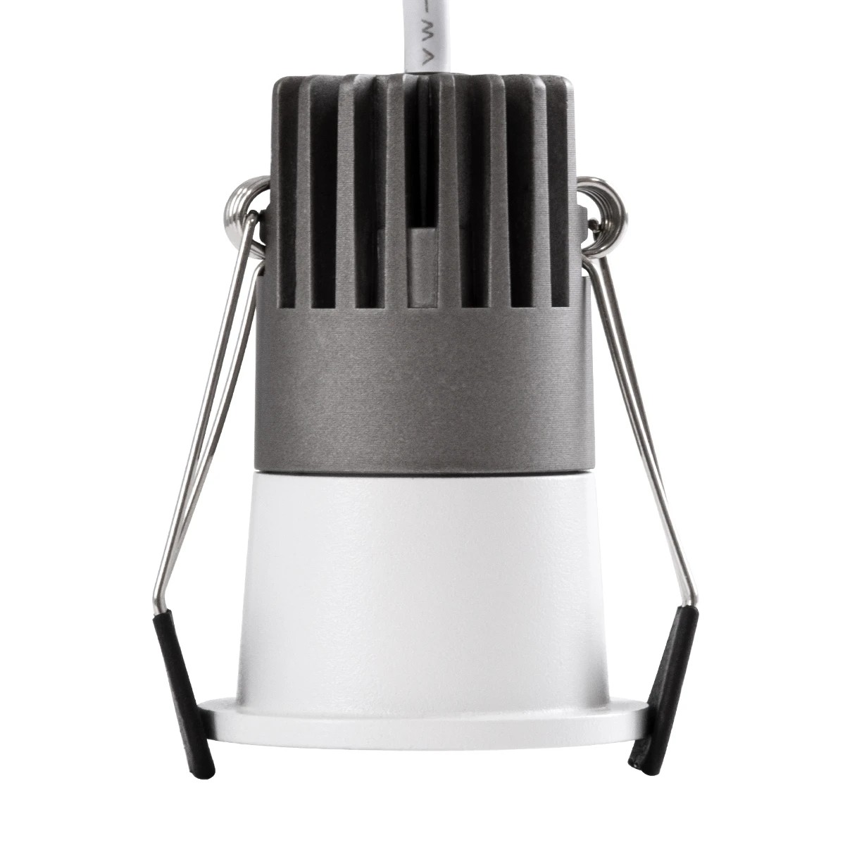 kelvo® DOT KLV-101-0301 Χωνευτό Φωτιστικό Downlight Σποτ LED 5W 625lm 38° AC 220-240V IP20 Θερμό Λευκό 2700K - Bridgelux COB Chip & TÜV SÜD Driver - Λευκό Ματ - Μ4 x Π4 x Υ5.9cm / Q3.5cm - 5 Χρόνια Εγγύηση - Image 5