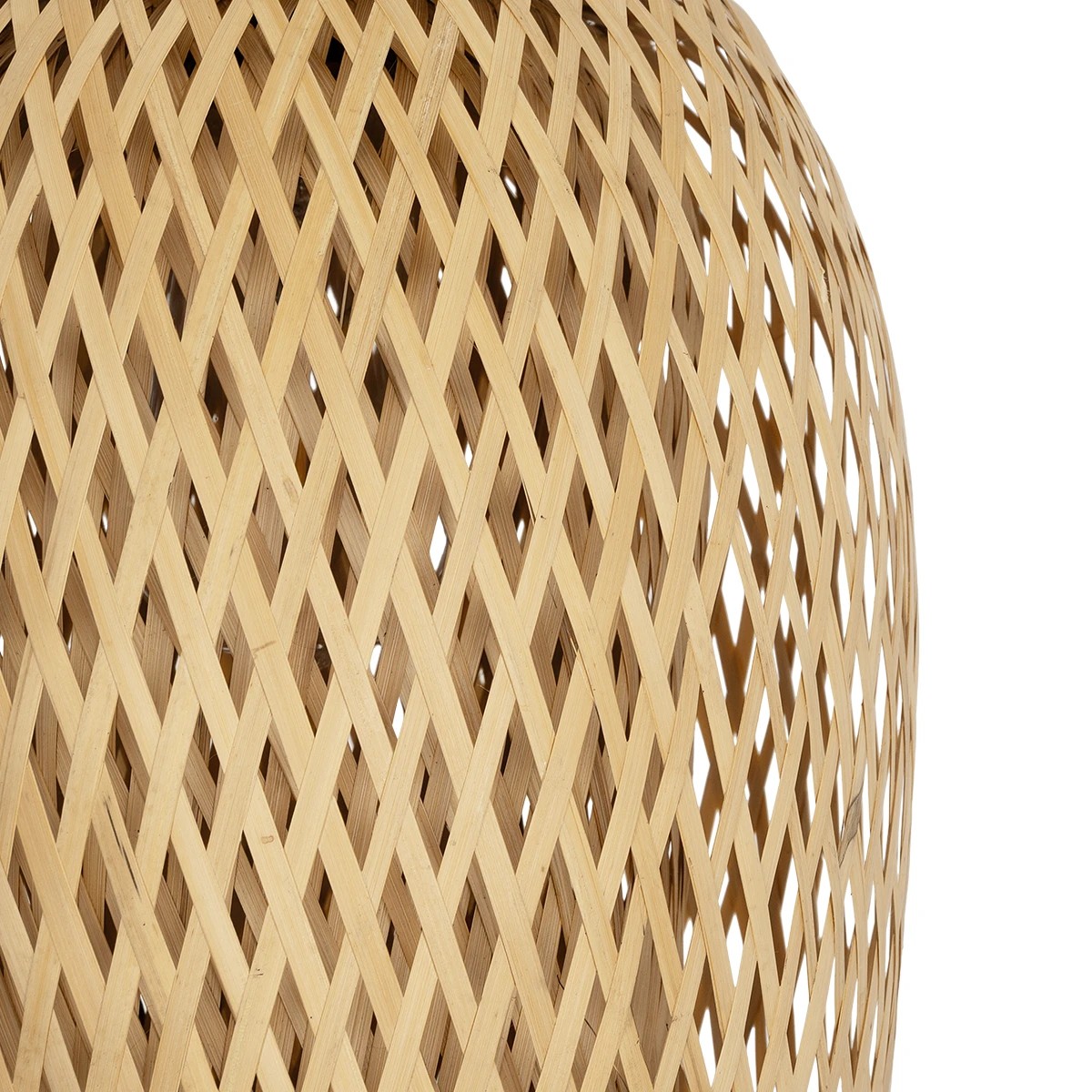 GLOBOSTAR® SAN TROPEZ 00764 Boho Κρεμαστό Φωτιστικό Οροφής με Ντουί 1 x E27 AC 220-240V IP20 - Μπεζ - Μ23 x Π23 x Υ42cm - Image 7