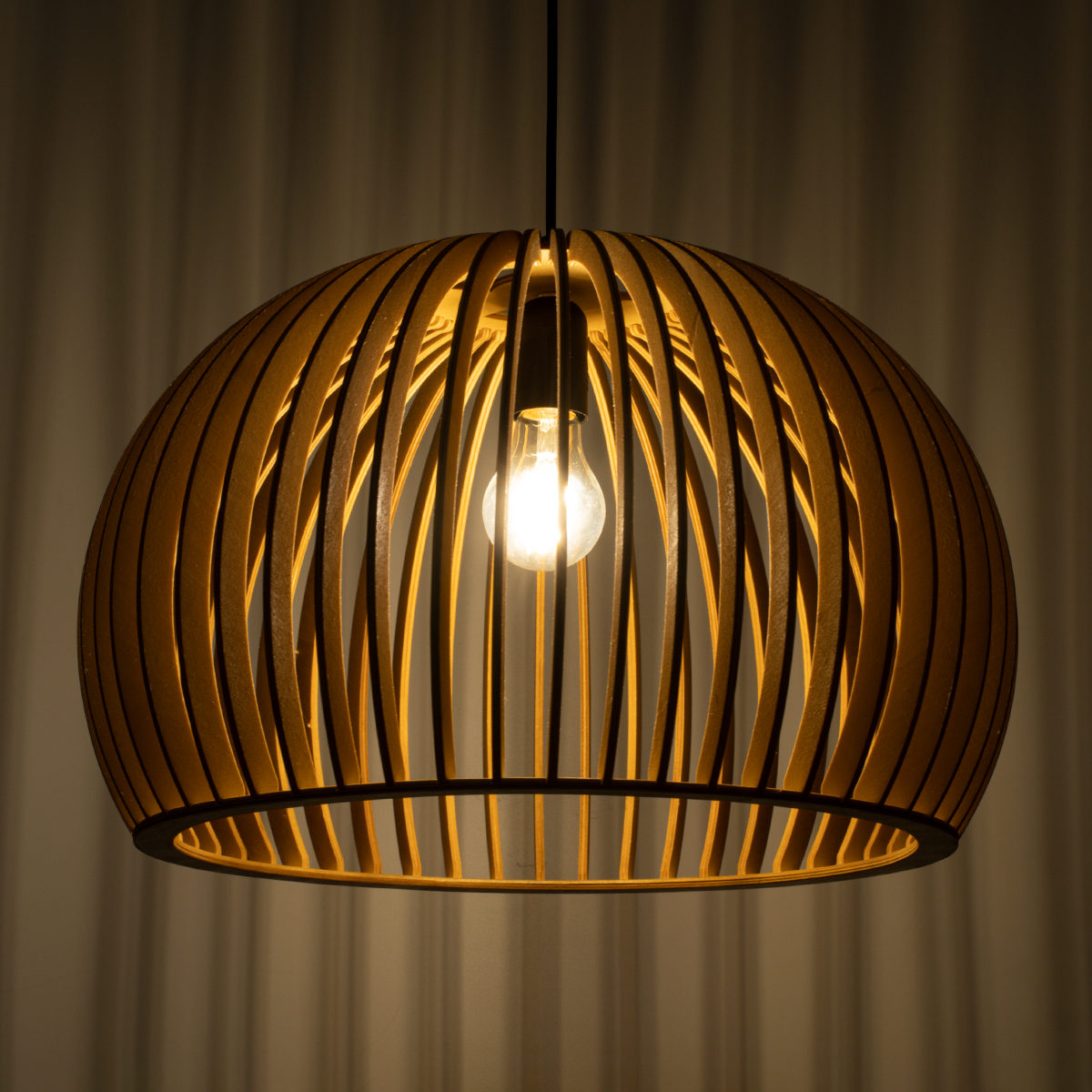 GLOBOSTAR® SCANDINAVIA 01699 Boho Κρεμαστό Φωτιστικό Οροφής με Ντουί 1 x E27 AC 220-240V IP20 - Μπεζ - Μ44 x Π44 x Υ28cm - Image 3
