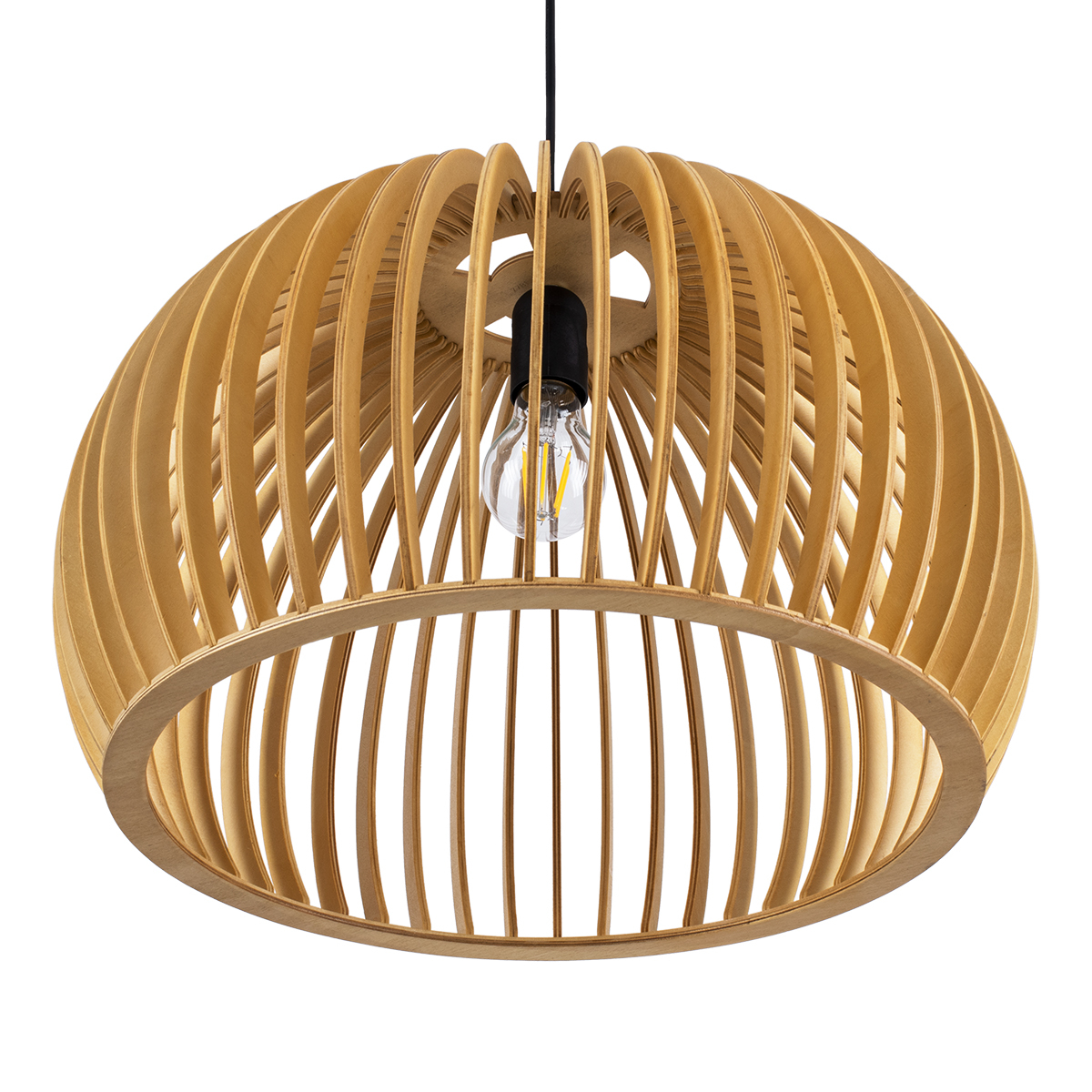 GLOBOSTAR® SCANDINAVIA 01699 Boho Κρεμαστό Φωτιστικό Οροφής με Ντουί 1 x E27 AC 220-240V IP20 - Μπεζ - Μ44 x Π44 x Υ28cm - Image 6