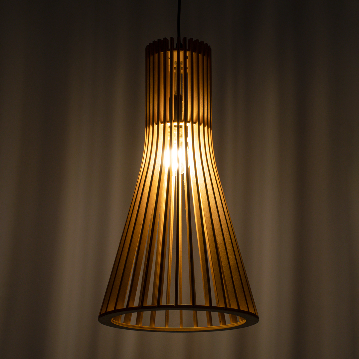 GLOBOSTAR® SCANDINAVIA 01700 Boho Κρεμαστό Φωτιστικό Οροφής με Ντουί 1 x E27 AC 220-240V IP20 - Μπεζ - Μ25 x Π25 x Υ45cm - Image 3