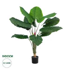GloboStar® Artificial Garden TARO 20216 Τεχνητό Διακοσμητικό Φυτό Κολοκασία Υ140cm